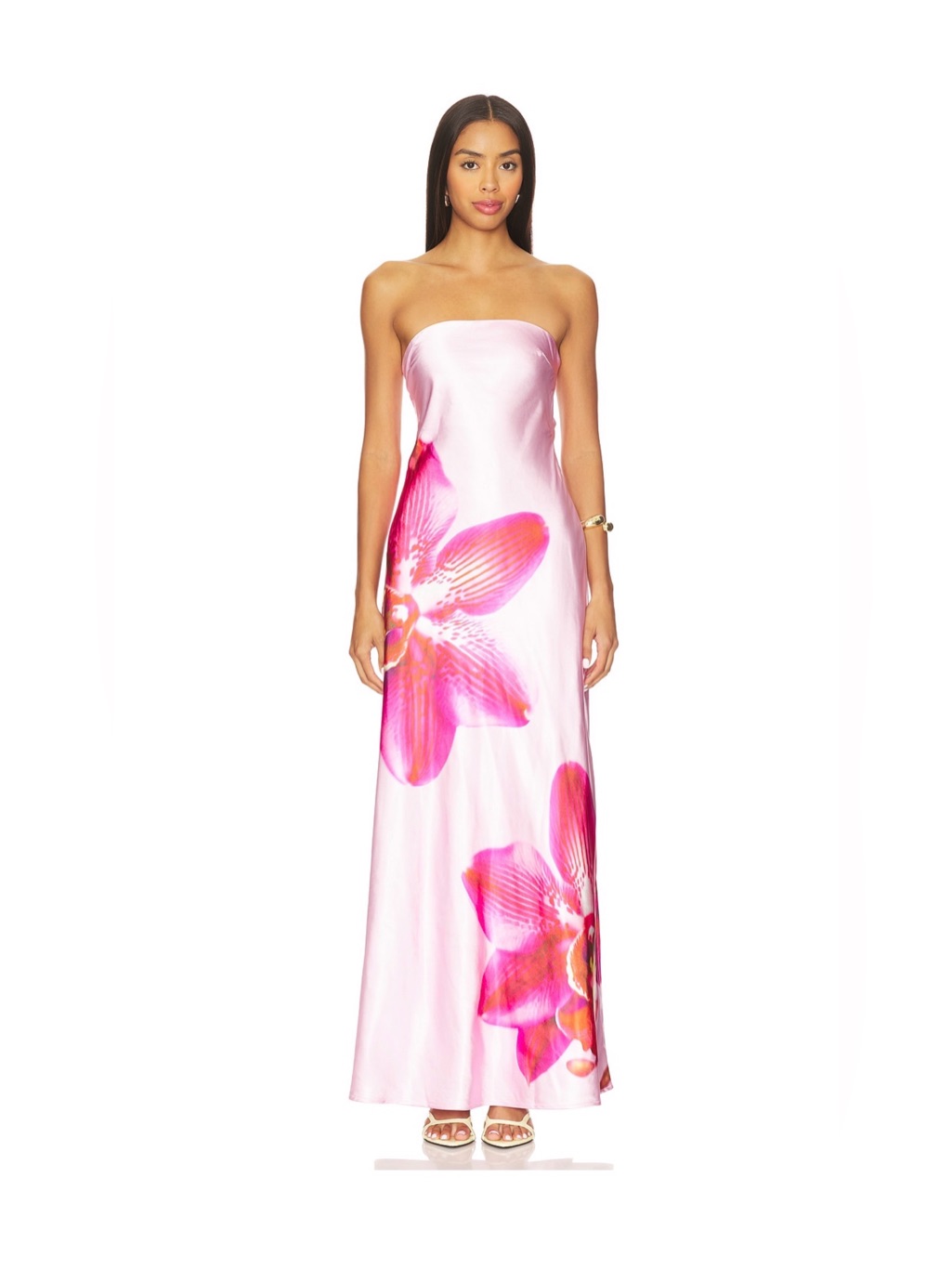 Runaway The Label Celeste Maxi Dress In Orchid Pink